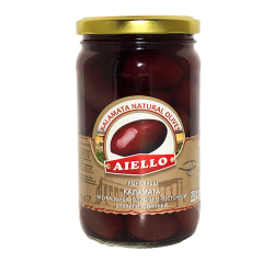Оливки натуральные (красные) Kalamata                                              				